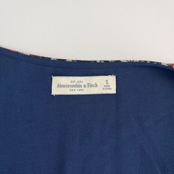 Abercrombie & Fitch Y2K Mini Dress S Ditzy Floral Cottagecore Cowgirl Festival - Picture 4 of 13